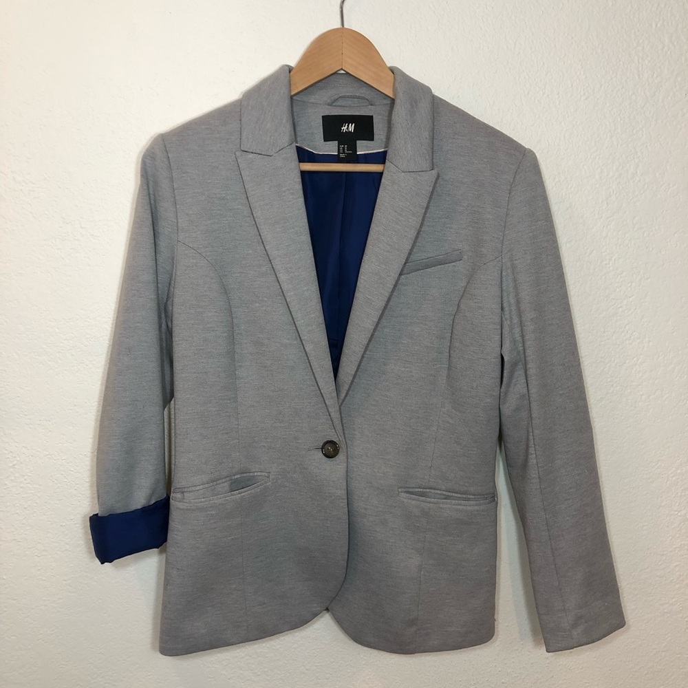 H&M Light Grey Blazer